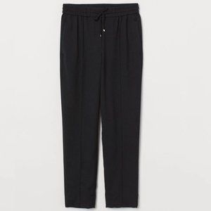 H&M Dressy Joggers w/ Creases & Drawstring Size 0